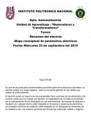 Unidad de Aprendizaje : “Generadores y Transformadores” Resumen del electrón