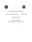 Evidencia de aprendizaje Ambiente y sustentabilidad