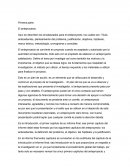 Elaboración del anteproyecto