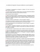 Los métodos de la ingeniería. Guía para el análisis de un caso de ingeniería