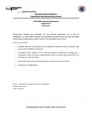 Departamento Administración de Empresas REHU 4408 Conducta Organizacional Asignación 3 Simulación