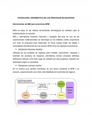 TECNOLOGÍA, INFORMÁTICA EN LOS PROCESOS DE NEGOCIOS