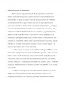 REFLEXIÓN SOBRE LO APRENDIDO