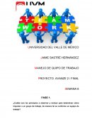 MANEJO DE QUIPO DE TRABAJO PROYECTO. AVANZE 2 / FINAL