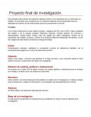 Proyecto de investigación. Relación de cuadros, gráficos e ilustraciones