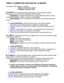 TEMA 2: ELEMENTOS VISUALES DE LA IMAGEN