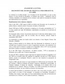 ANALISIS DE LA LECTURA DIAGNOSTICO DEL ESTADO DE VIOLENCIA E INSEGURIDAD EN EL ECUADOR