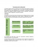 Funciones de la dirección Liderazgo