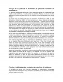 Ensayo de la película El Fundador (el presunto fundador de mcdonald's)