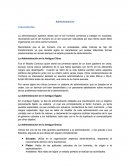 Administración. Antecedentes