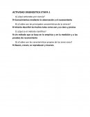Actividades disgnosticas Biologia