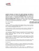 Contrato individual de trabajo por tiempo indefinido (Ejemplo)