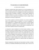 LA nueva Modernidad liquida y el consumismo