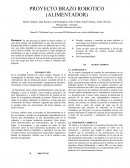 ROBOTICA PROYECTO BRAZO ROBOTICO (ALIMENTADOR)