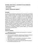 INFORME LABORATORIO # 2: MOVIMIENTO EN UNA DIMENSION