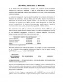 INEFIFICAZ, INEFICIENTE O NINGUNO