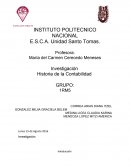 Investigación - Historia de la Contabilidad