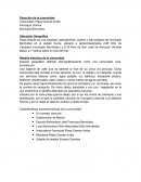 Proyecto Espacio geográfico definido demográficamente como una comunidad rural, formada por
