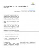 INFORME PRÁCTICA DE LABORATORIO LEY DE OHM