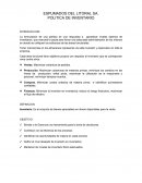 POLITICA DE INVENTARIO FEBRERO