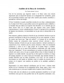 Analisis de la física de Aristóteles Por Paula Jiménez Cuevas