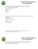 Entrevista Examen de la primera unidad de Matemática aplicadas a la administración