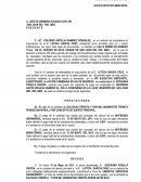 DEMANDA PAGARE VIA DE REGRESO