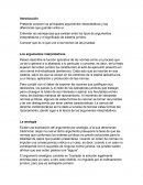 Derecho Los argumentos interpretativos
