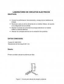 LABORATORIO DE CIRCUITOS ELECTRICOS. Página 1