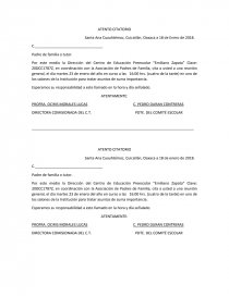 ATENTO CITATORIO. Página 1