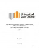 Transformación Digital: Retos y Tendencias de Gestión Humana XXV Congreso Internacional