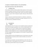 La adopción en la República Dominicana. Ensayo final individual.