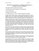 REPORTE DE LECTURA DE LA CARRERA DESPUÉS DE TU CARRERA DE HELIOS HERRERA.