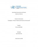Investigación: “Nuevas Tendencias del Comercio Internacional”