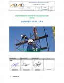 PROCEDIMIENTO ESCRITO DE TRABAJO SEGURO