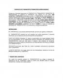 CONTRATO DE TRANSPORTE TERRESTRE