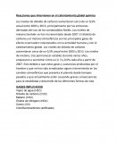Reacciones que intervienen en el calentamiento global