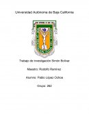 Trabajo de investigación Simón Bolívar