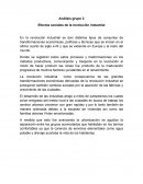 Análisis grupo 2 Efectos sociales de la revolución industrial