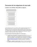 Esquema de Investigacion de Mercados