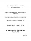 PROCESO DEL PENSAMIENTO CREATIVO