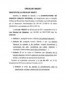 OBJETIVO DE LA CIRCULAR 166/2017: