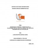INVERSIONES, INTERESES Y BENEFICIOS EN LA PLATAFORMA VIRTUAL EDUCATIVA MOODLE DEL INSTITUTO REGIOMONTANO DE HOTELERIA IRH
