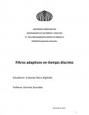 Filtros Adaptativos en Tiempo Discreto