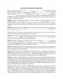 CONTRATO DE ARRIENDO DE HABITACIÓN