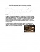 Ejemplo de las Materiales usadas en las estructuras de las aeronaves