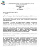 Análisis crítico reflexivo sobre la importancia de la comunicación oral, teniendo como referencia la realidad psicológica, social y cultural en el contexto latinoamericano