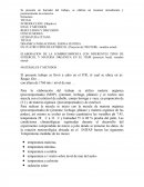 Se presenta un borrador del trabajo, se elabora un resumen inicialmente y posteriormente un extensivo