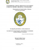 Investigacion gastronomica nativa boliviana