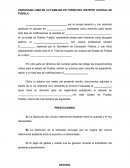 Ejemplo de la Demanda divorcio incausado puebla